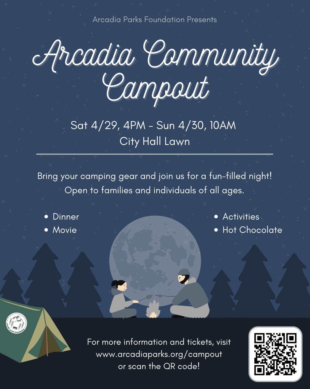Arcadia Community Campout - Arcadia Parks Foundation